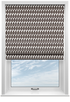 Lazza, Chocolate - Roman Blind